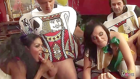 Busty Women Are Sucking Rock Hard Dicks And Getting Fucked